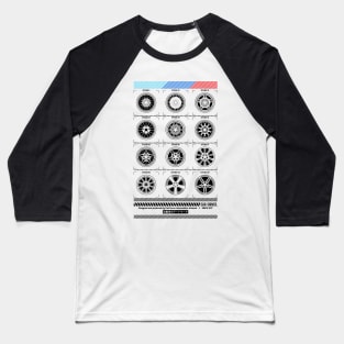 EDM - M Power Wheels - CarCorner Baseball T-Shirt